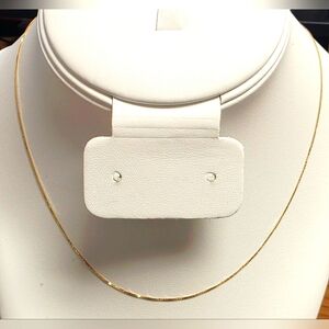 💕18k Gold Box Chain